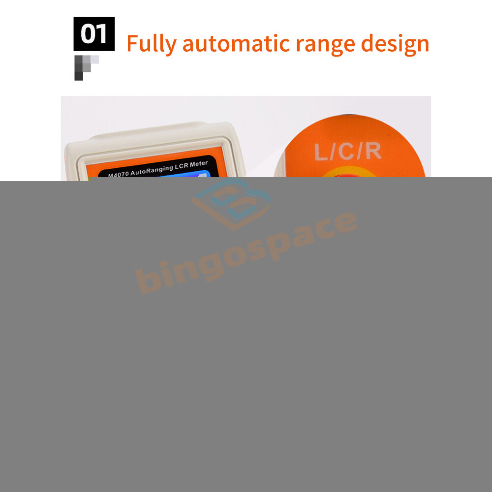 M4070 Handheld LCR Meter Auto Ranging Capacitance Inductance Resistance Tester