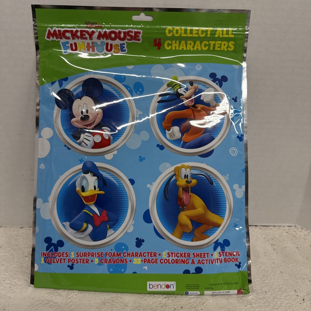 Lot 6 Disney Jr. Mickey Mouse Activity Kit.