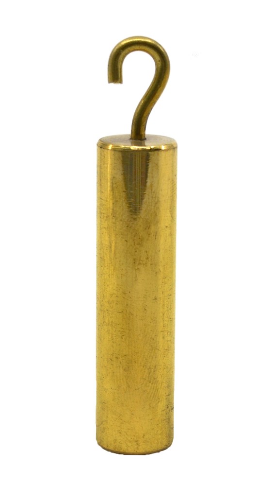 Specific Gravity Cylinder with Hook, Brass - 2" x 0.5" - Eisco Labs