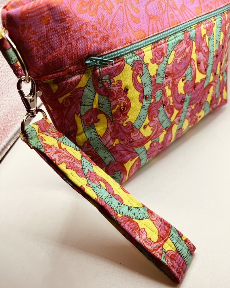 Sewing Accessory Catch-all Organization Bag Pouch with Detachable Handle Strap