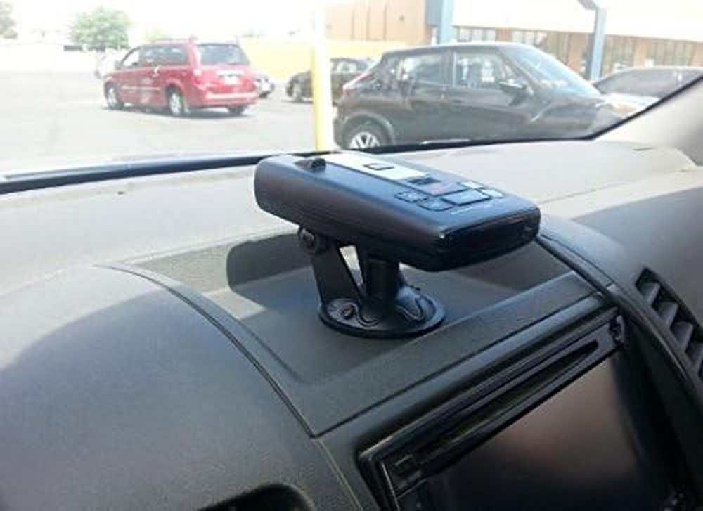 Universal Radar Detector Dashboard Windshield Suction Mount Compatible with All