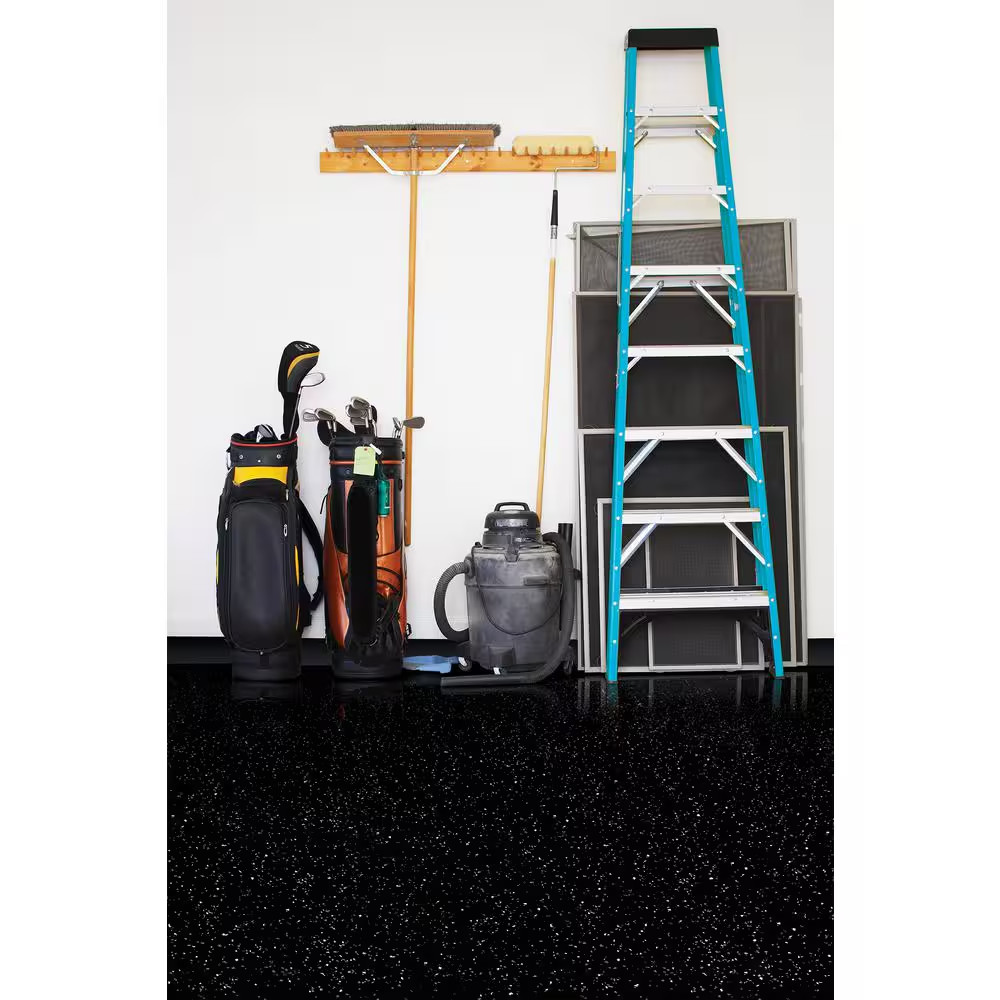 90 Oz. Black Polycuramine 1-Car Garage Floor Kit