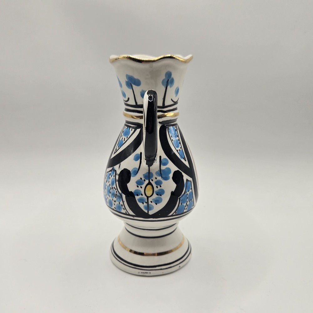 Azouz Kharraz Ceramic Horned Vase
