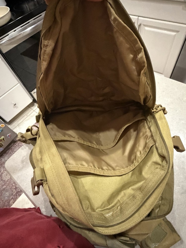 Highland Tactical Green Khaki Backpack