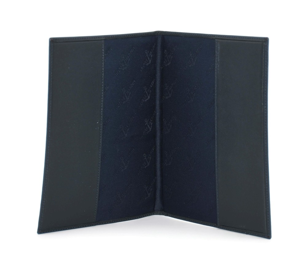 Ulysse Nardin Blue Leather Wallet Card Holder Folder