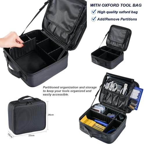 124Pcs 3D Printing Accessory Tools with Tool Bag for 3D Tools with Oxford bag