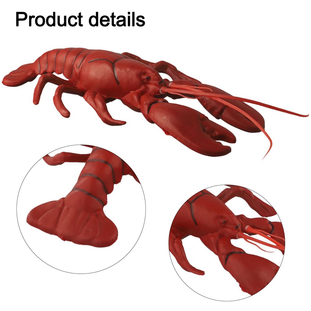 Creative Lifelike Red Lobster Decor for Kitchen Realistic Lobster Model