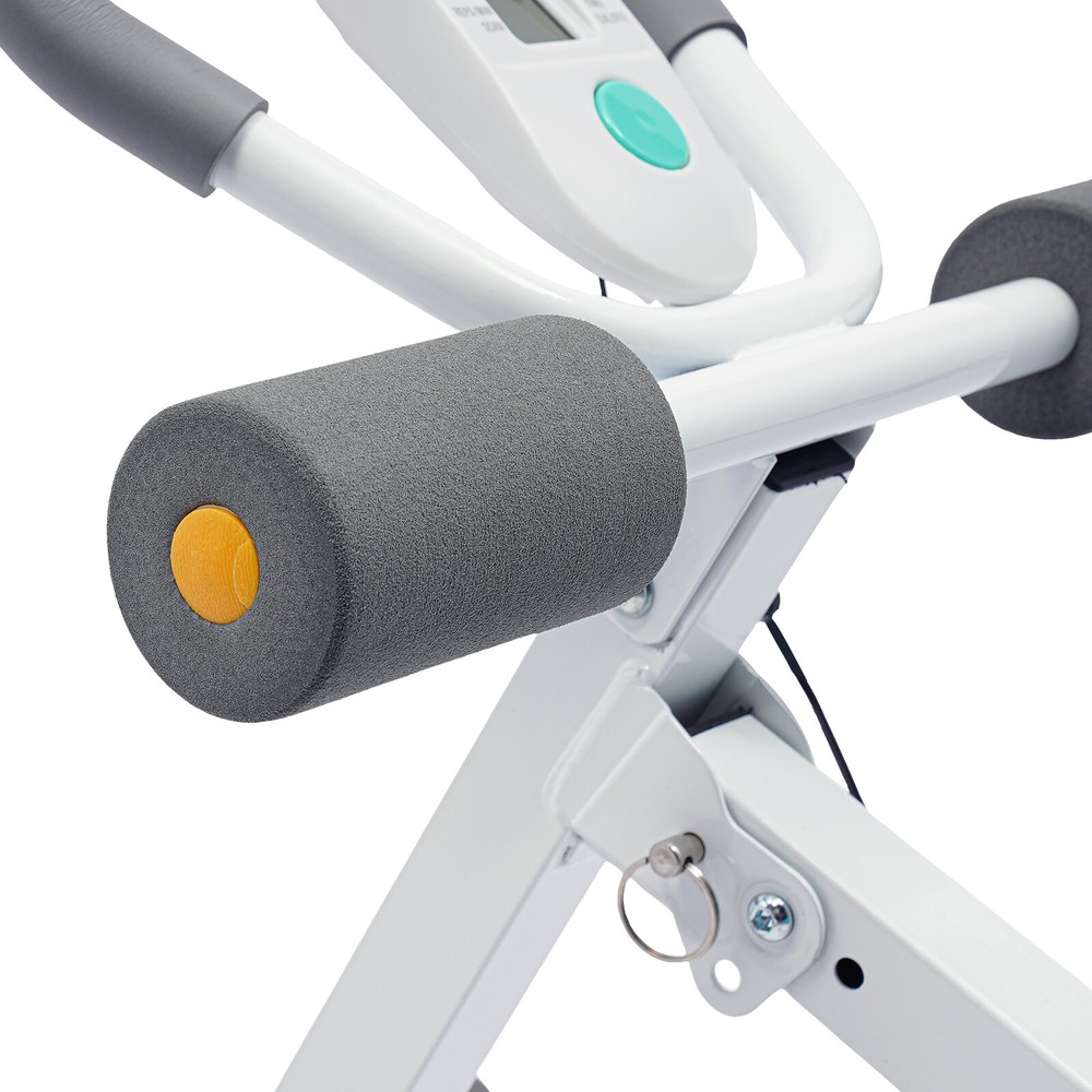 Foldable Multi-Workout Ab Machine Abdominal Cruncher Sit Up Bench Side Shaper