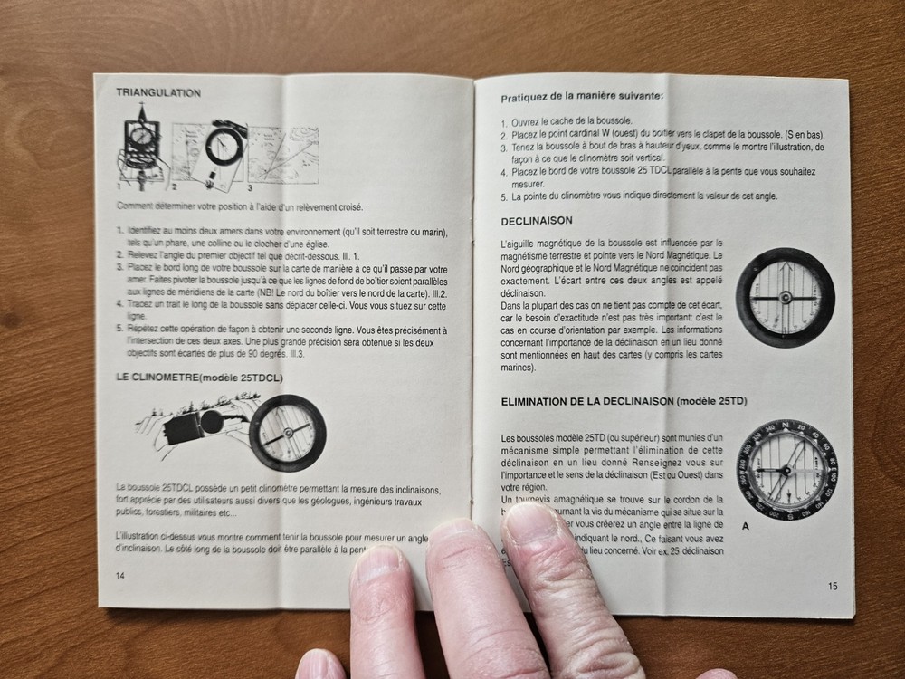 Silva Sighting Compass Model 25 Manual