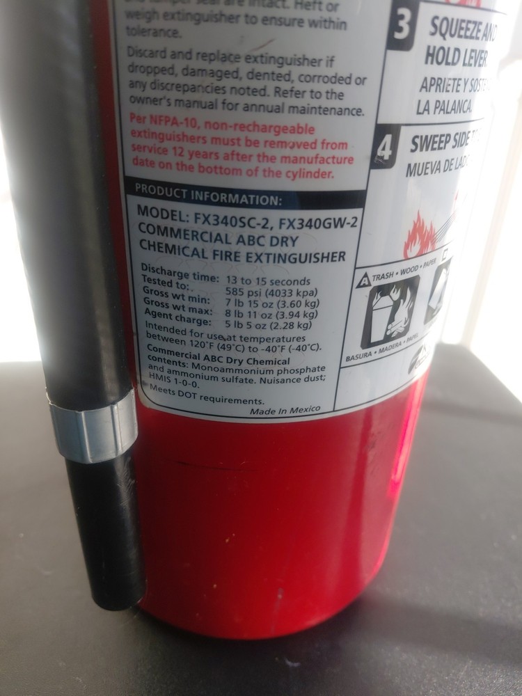 kidde fire extinguisher