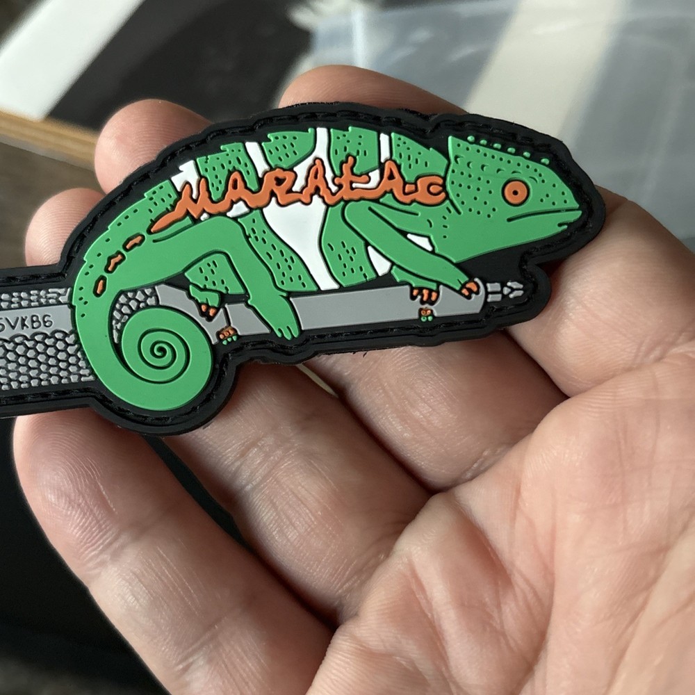 Countycomm Government Products Group hook n loop Patch 4” Aviation Lizard Cool!