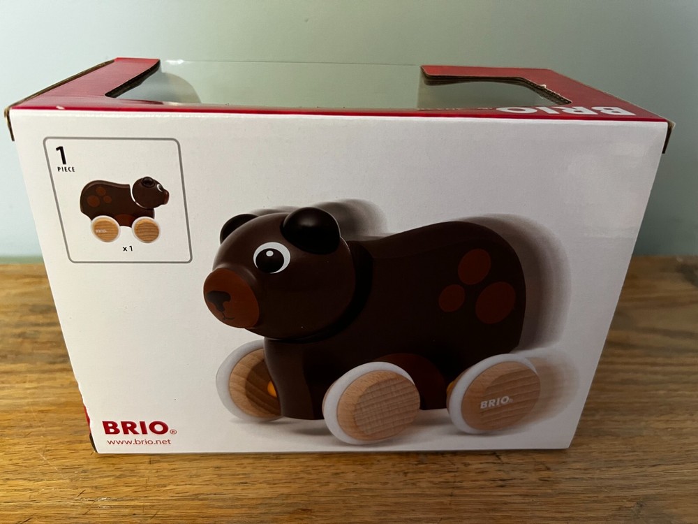 Brio PUSH ALONG BEAR 2021 New in Box
