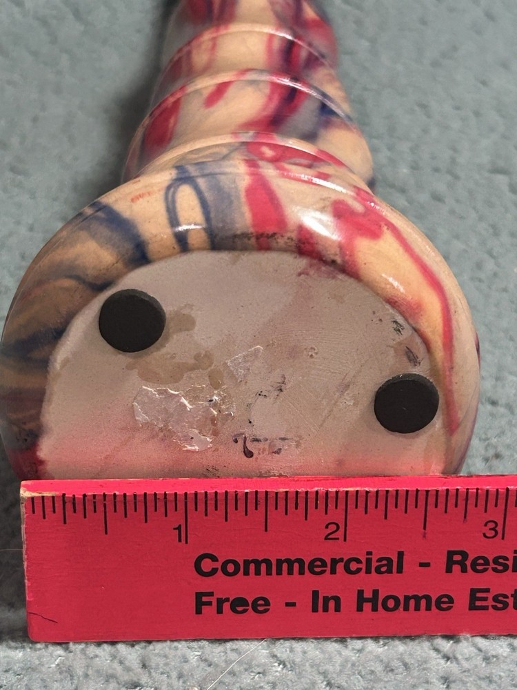 Multicolor Swirled Bud Vase