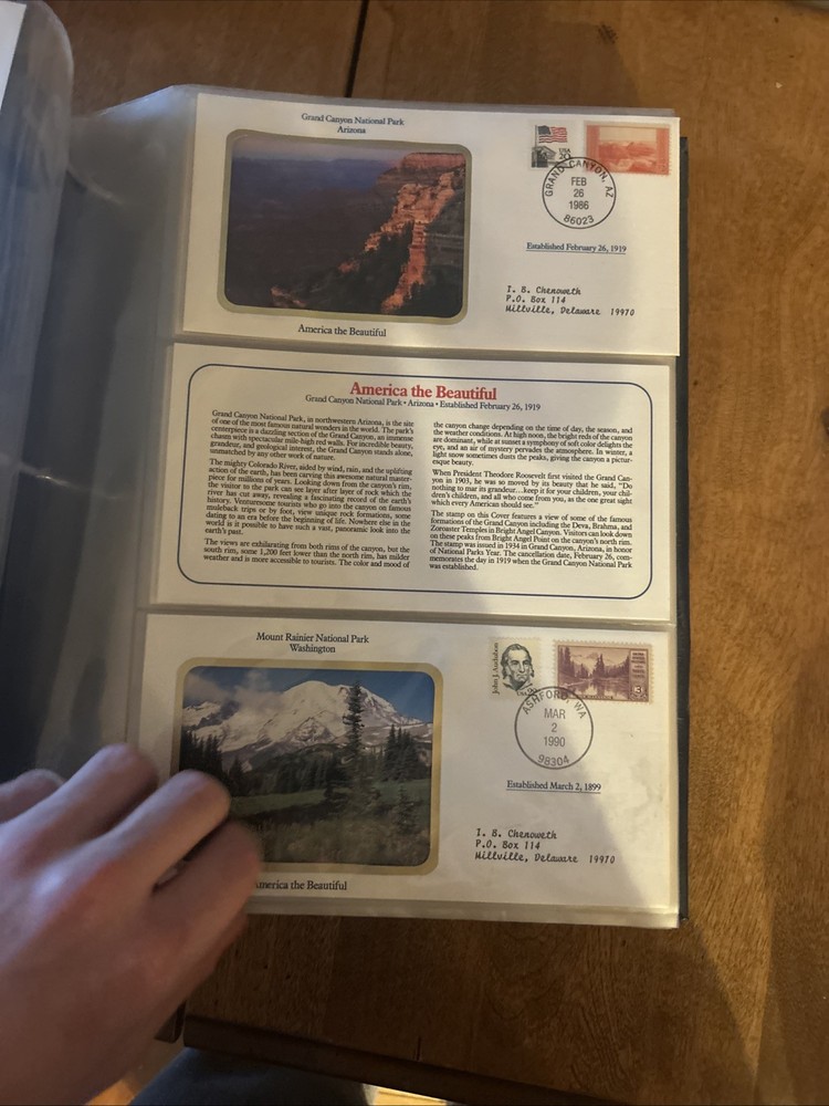 America The Beautiful Commemorative Cover Collection!