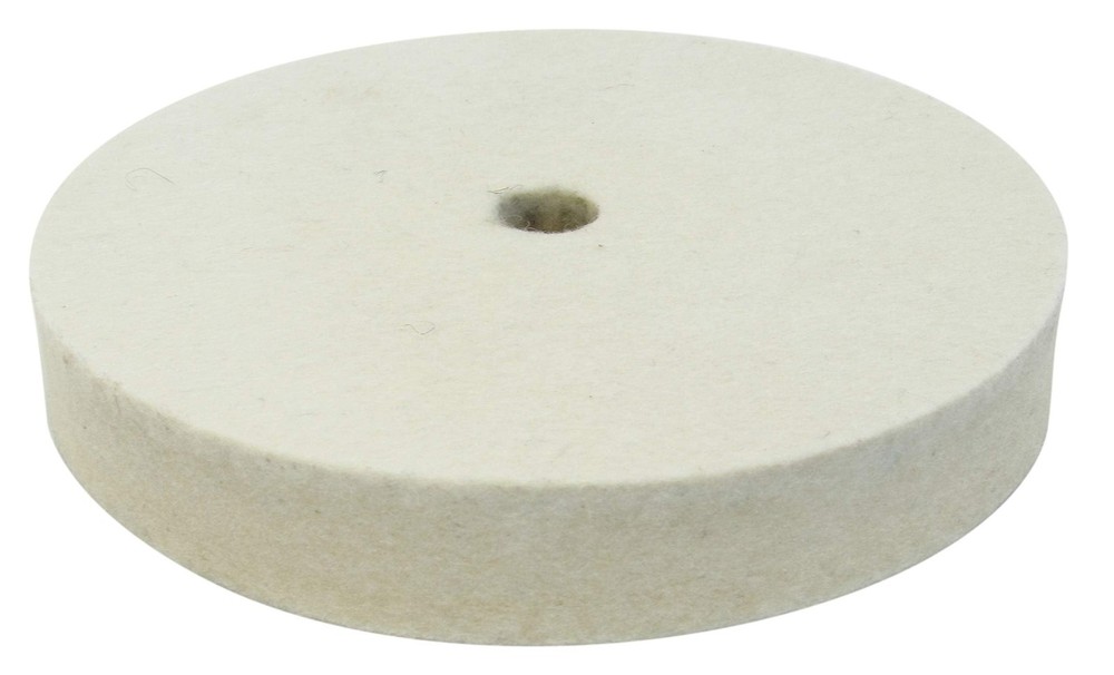 6 Inch Felt Buffing Wheel for 1/2-inch Arbor Bench Buffer, Extra Thick
