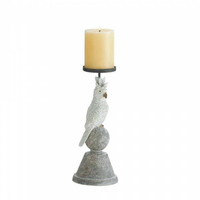 Slender Cockatoo Candle Holder