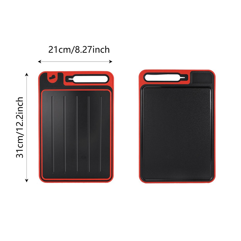 Cutting Board Built In Sharpener Double Pure And PP Material Kitchen Cutting