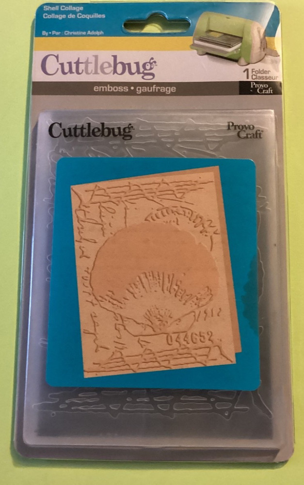 Cuttlebug Embossing Folders Shell Collage