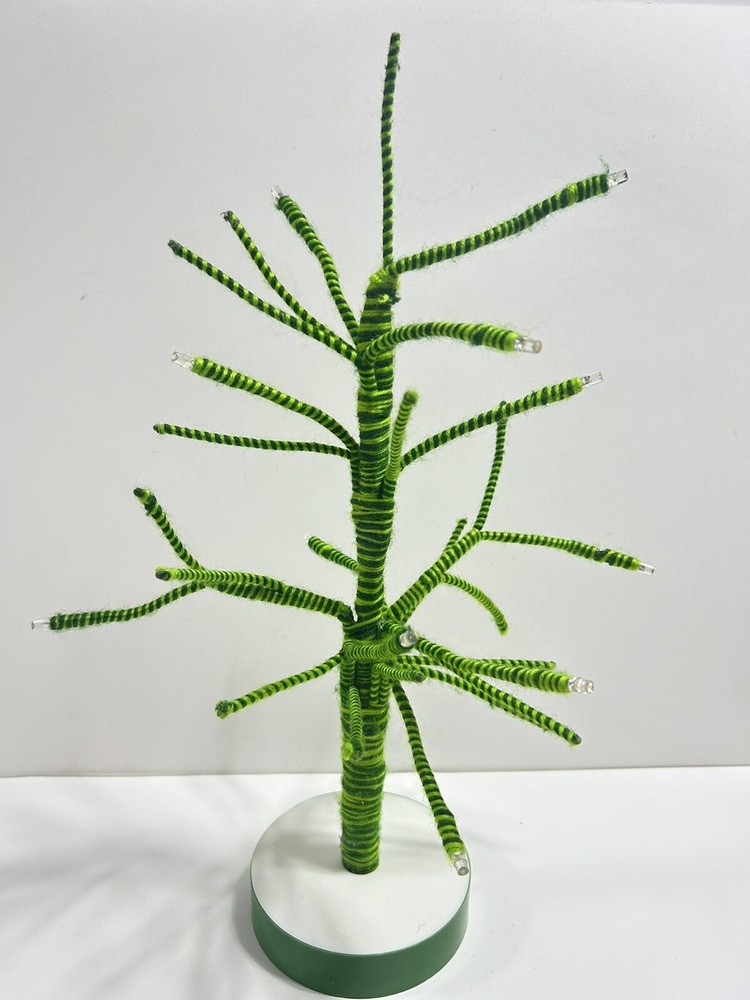 Target Wondershop Felt Lit Tree Striped 16”