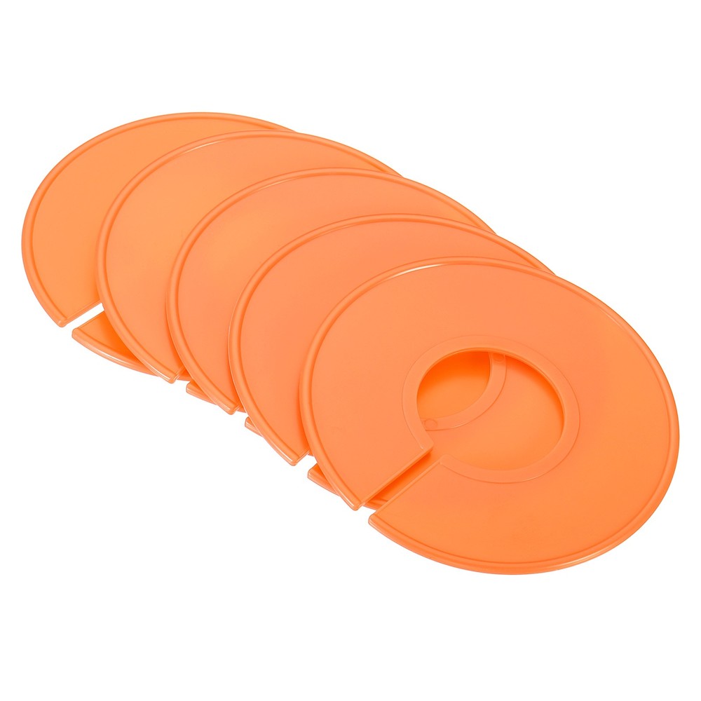 Divider clothes, 12 pcs labels round sorting separator, orange