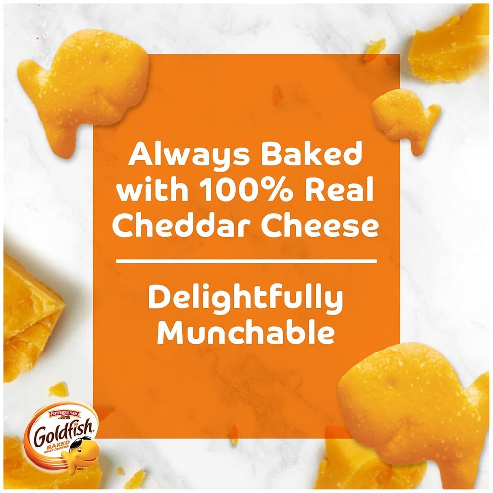 Colors Cheddar Crackers, Snack Pack, 0.9 oz, 9 CT Multi-Pack Tray