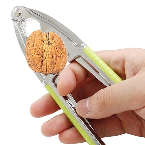 2 Pcs Nut Crackers, Walnut Cracker Seafood Cracker Nutcracker for Nuts Green