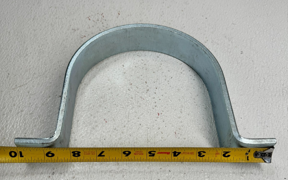 B-LINE B2400-6 Pipe Strap 6" Electro-Plated, 1/2" Bolt Holes