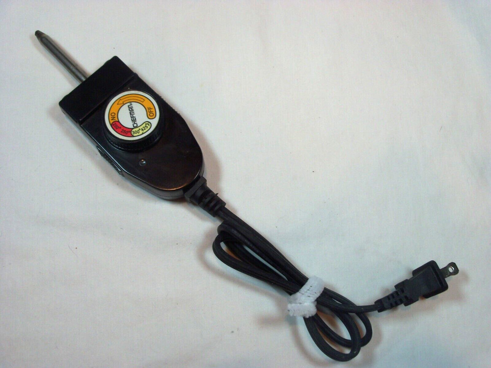 CHEFMAN TP-01 Electric Temperature Heat Control Controller Probe - Black