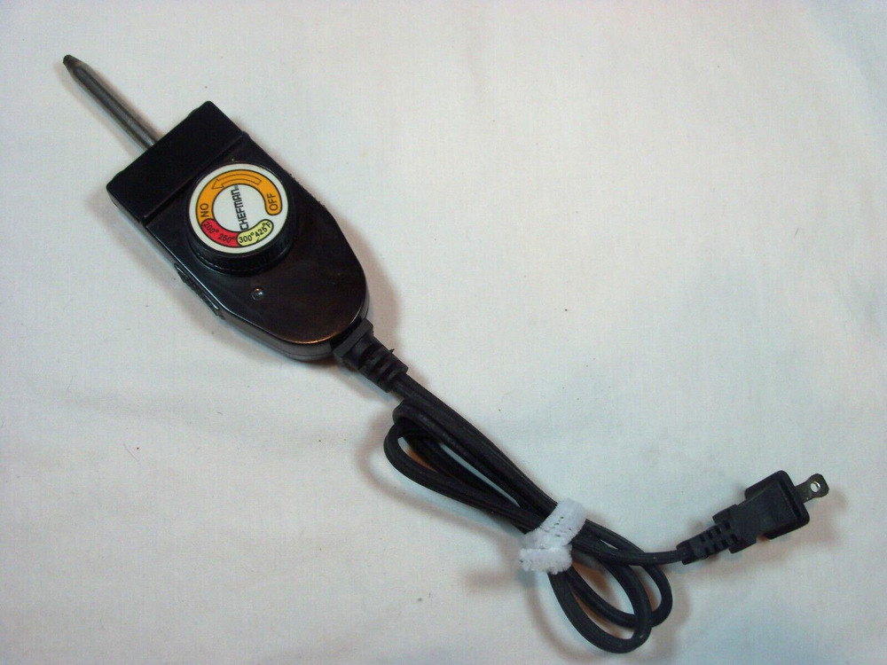 CHEFMAN TP-01 Electric Temperature Heat Control Controller Probe - Black