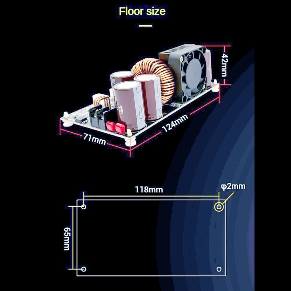 ZK6522C CNC Step-Down DC Supply Adjustable Voltage Voltage and Constant9048