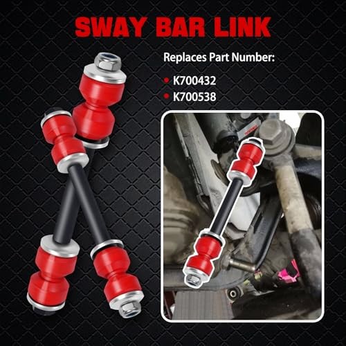 Sway Bar End Stabilizer Links Front Compatible with Cadillac for