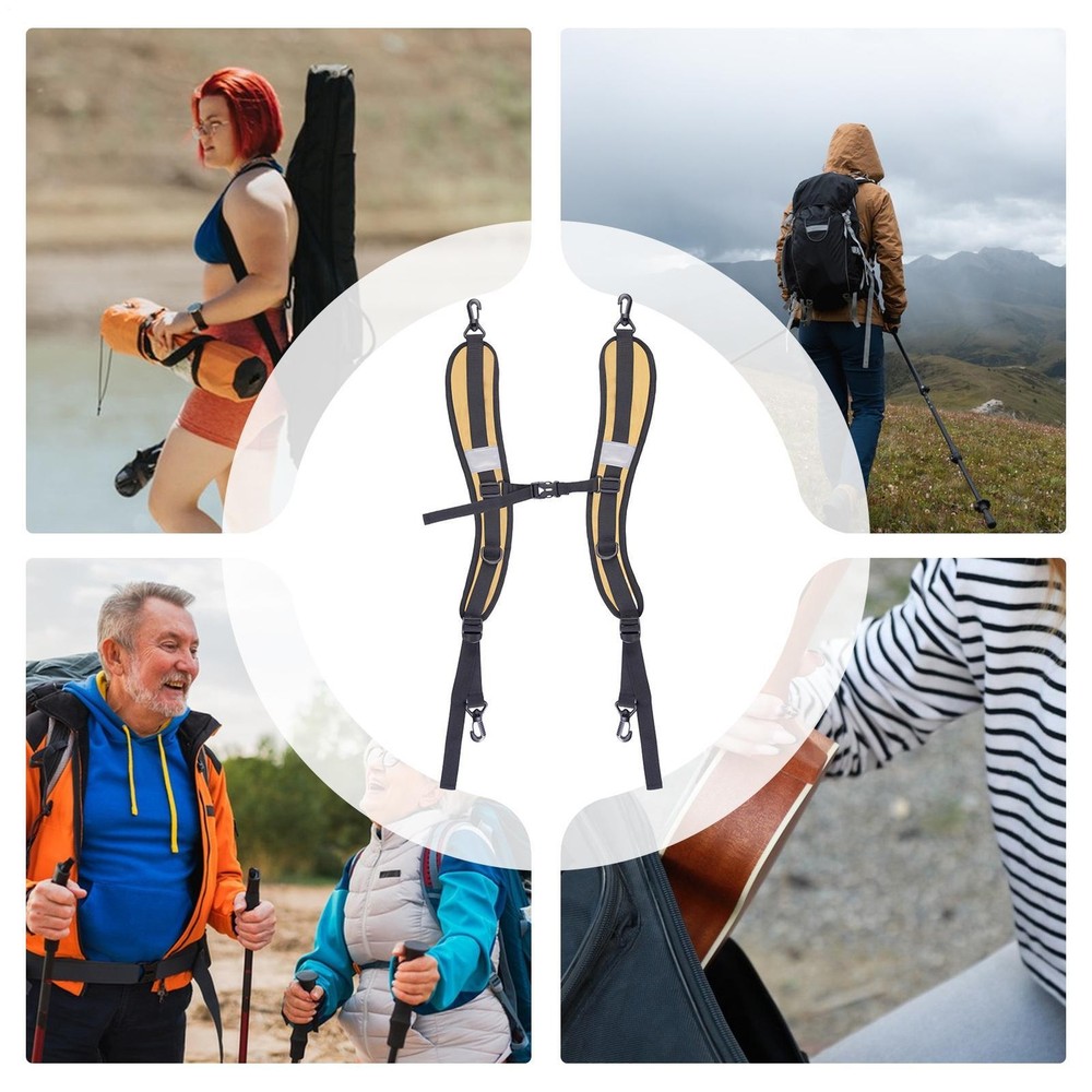 Backpack Ruck System Shoulder Strap Set Durable Adjustable Straps Belt Repair