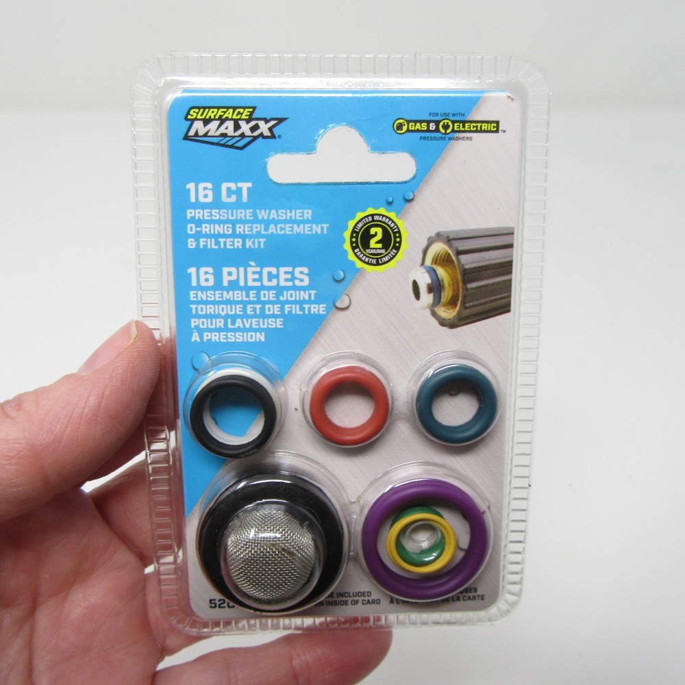 Surface Maxx Pressure Washer O-Ring Filter Replacement Kit 16 piece count