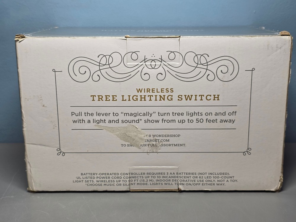 Wondershop at Target WIreless Tree Lighting Switch Wireless ON/OFF Switch -New