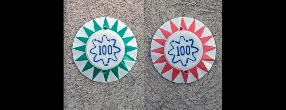 Williams Darling Pinball Machine POP BUMPER CAP SET