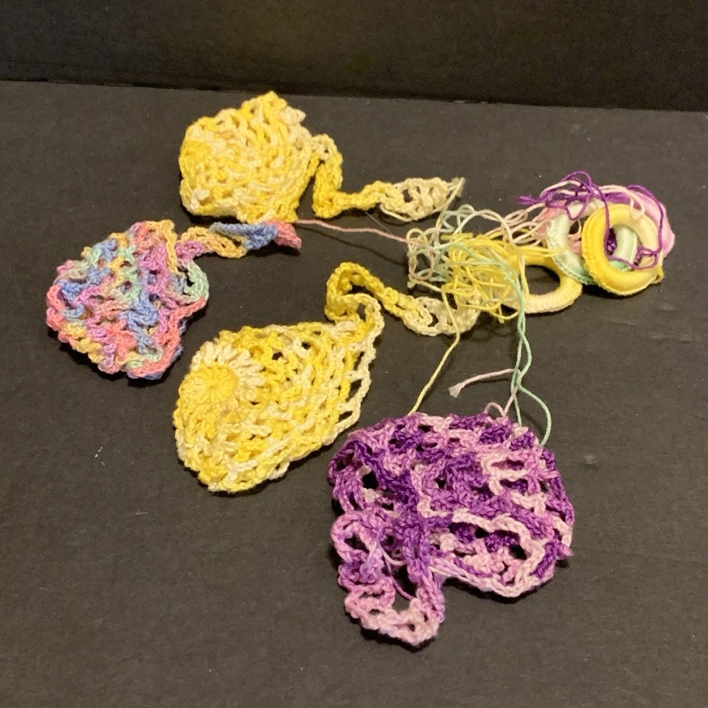 Crochet Unfinished Project Easter Basket Ornaments