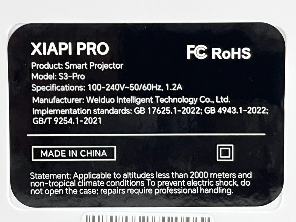 Xiapi Pro S3-Pro White Remote Control High Defintion Video Projector Bundle