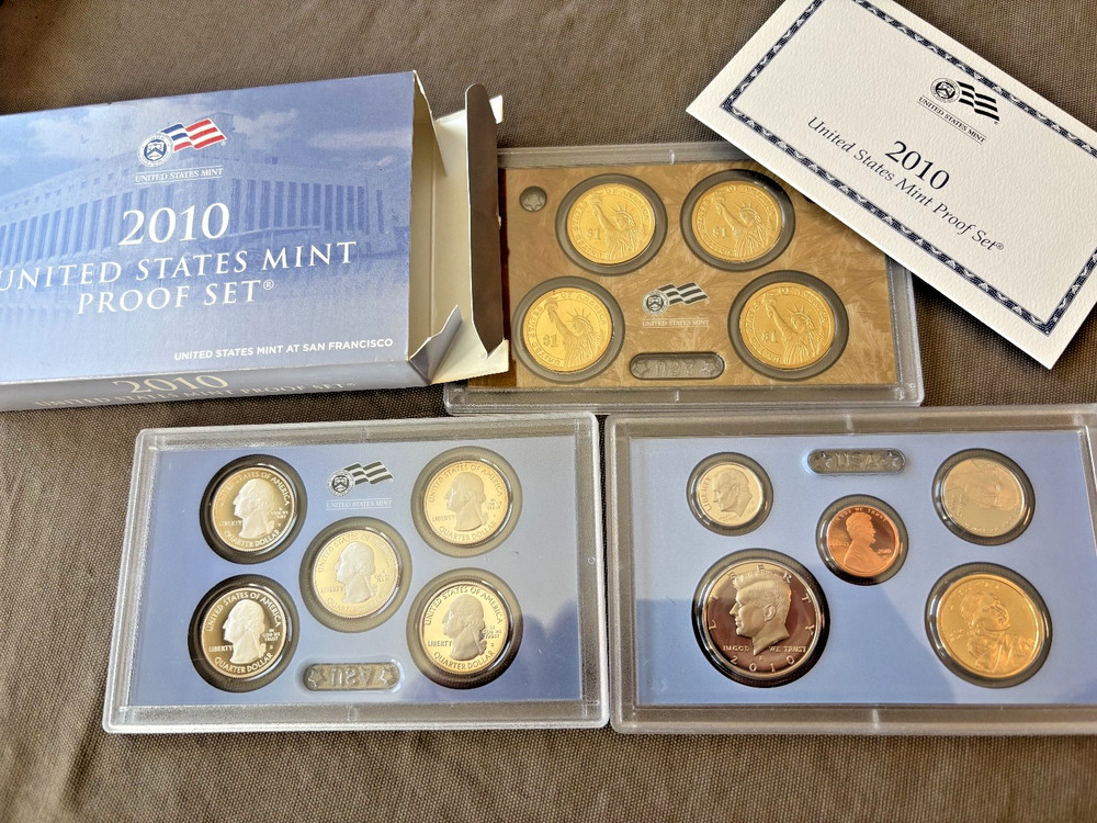 2010 United States Mint Proof Set w/ COA & box