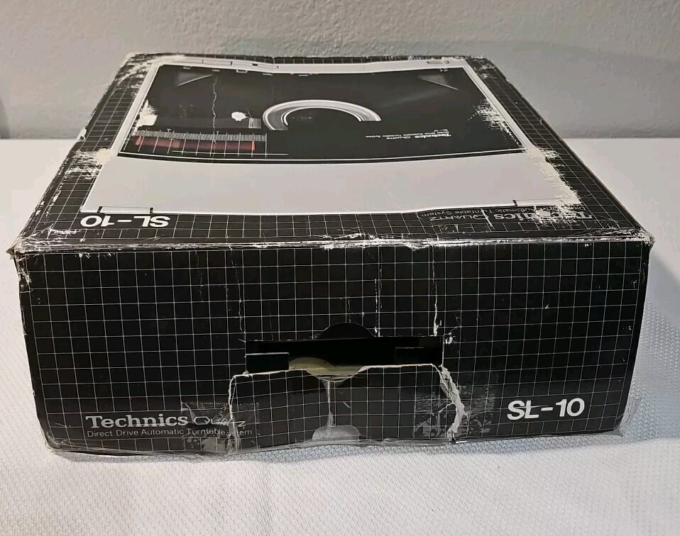 Technics SL-10 Automatic Turntable Quartz Direct Drive Original Box and Manual