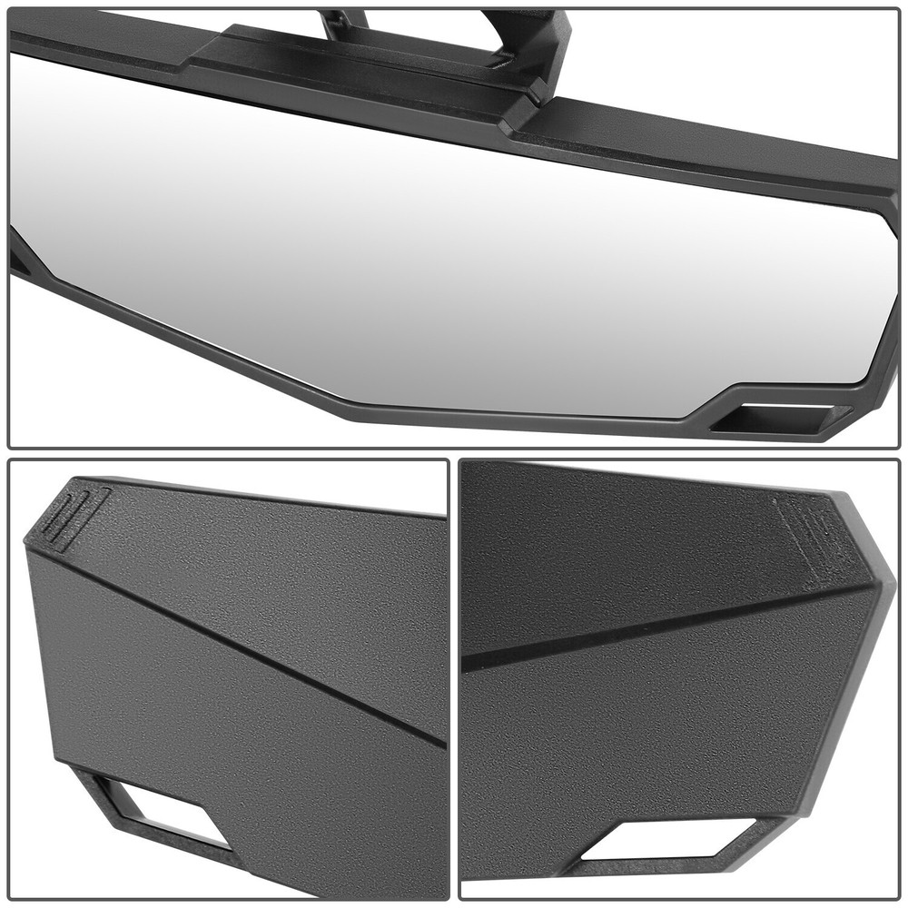 Universal Irregular Shape Convex Handlebar Mount UTV Rear View Center Mirror