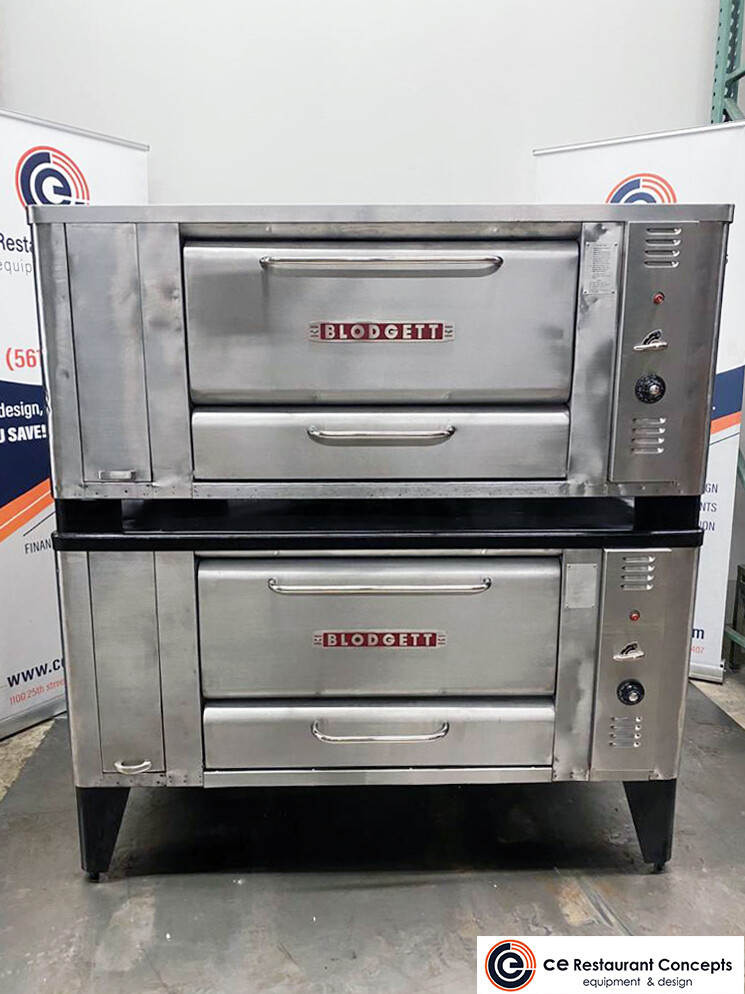 Used Blodgett 1000  pizza oven double stack.