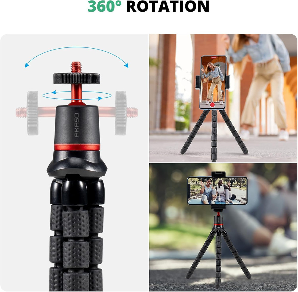 Action Camera Accessories Kit Compatible with Action Camera EK700...