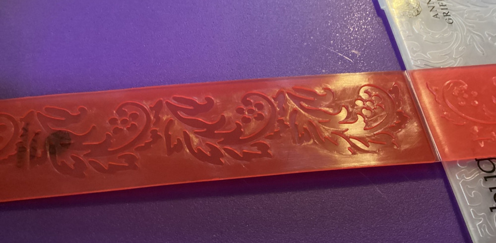 Anna Griffin Juliet Damask Embossing Folder 4x6