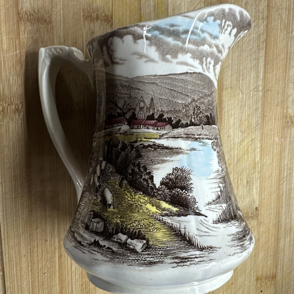 Vintage Alfred jug pitcher with colours