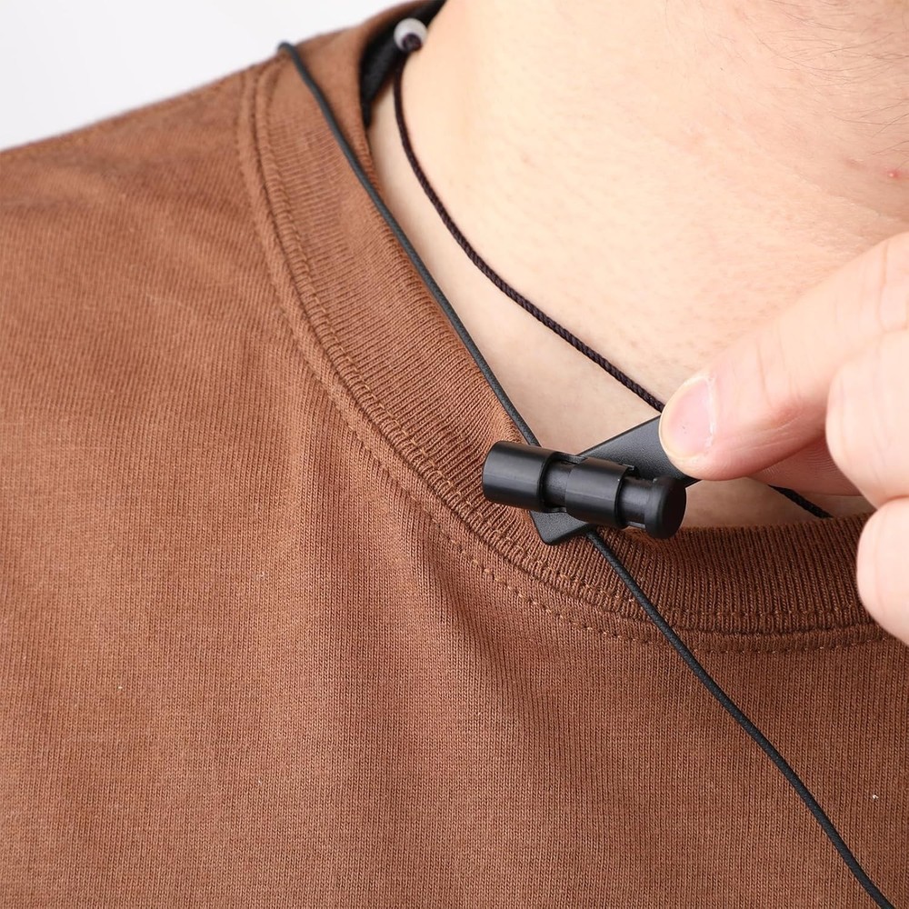 Headphone Cable Clips Clamp for Collar 5 Pack