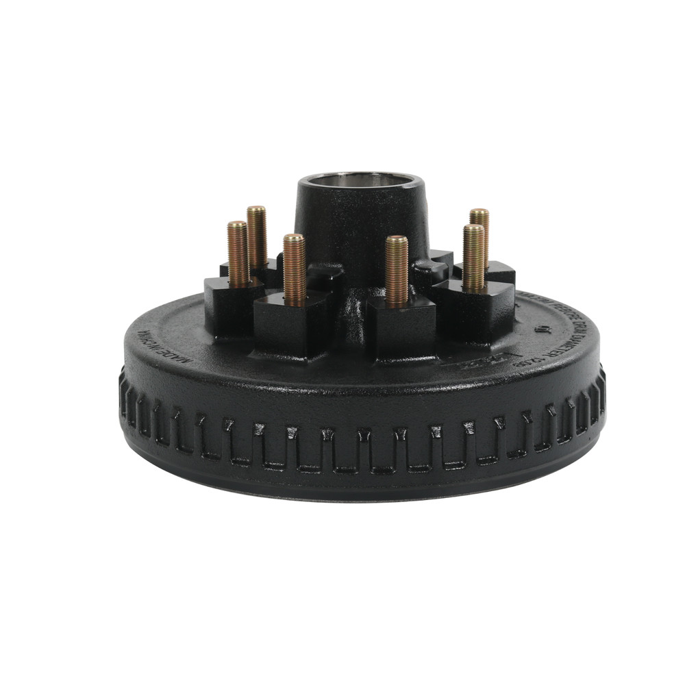 HD 12" X 2" Trailer Brake Drum Kit 8 on 6.5" for 7K-8K Lbs Axle with 9/16" Studs