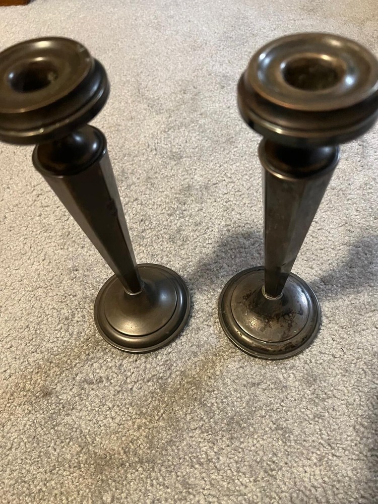 Moreware Silver Plate Candlestick Set, Pre-Owned