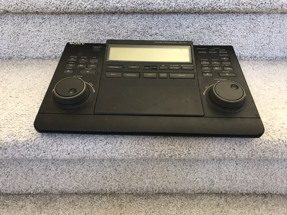 Vintage Sony RM-250 Video Editing Controller (untested/for parts)
