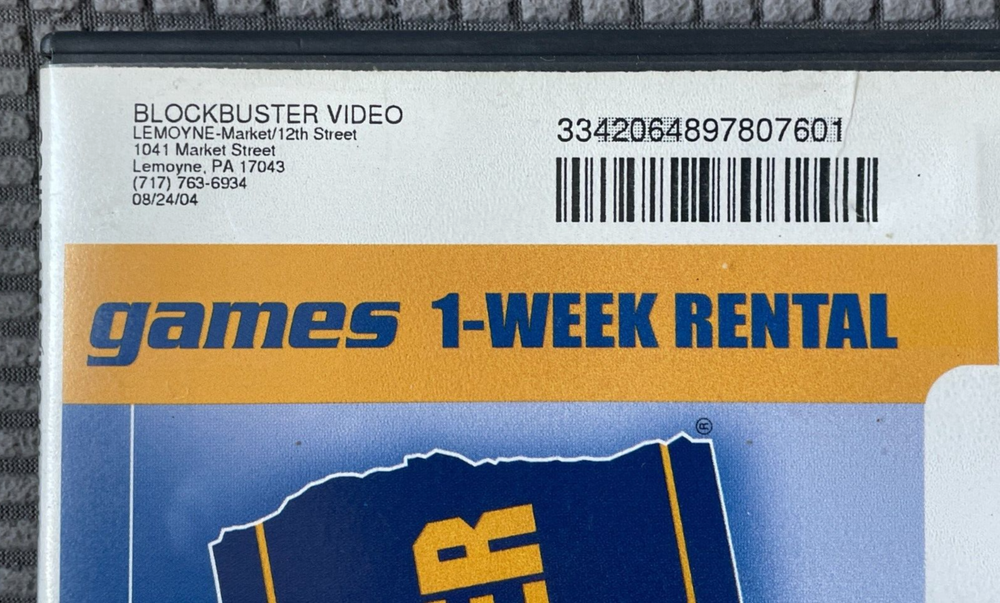 Amazing Island Blockbuster Video Game Rental Empty Case "No Game" Gamecube