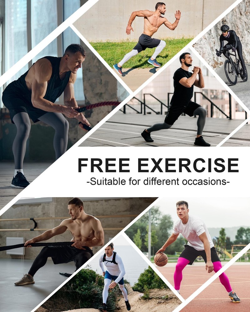 Men’s Compression Pants Running Leggings Athletic Base Layer Workout Tight